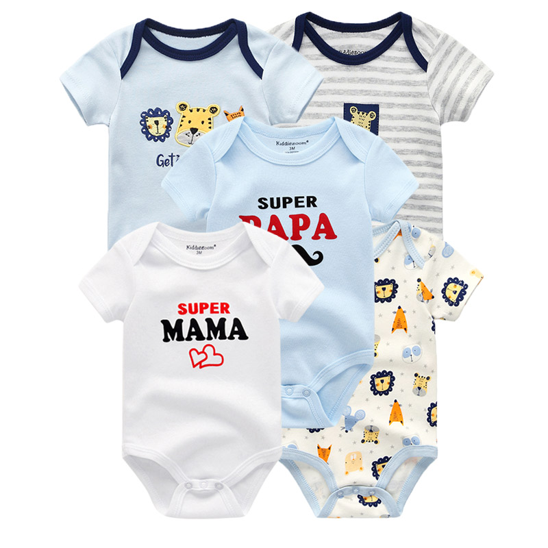 Baby Jumpsuit Daily Onesies Set (Set of 5)